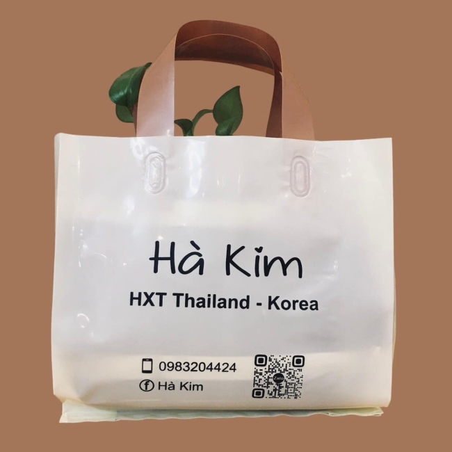 In Túi Xốp Quai Ép